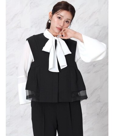 シアードッキングショートジレ