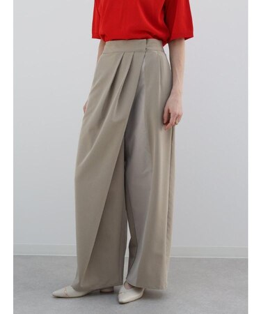 フロントタックラップデザインパンツ