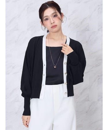 ジゴスリーブモノトーンカーディガン