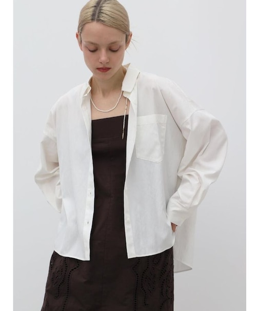 レーヨンナイロンタイプライターボックスシャツ