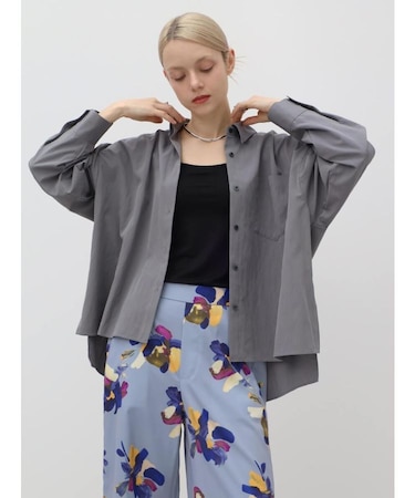 レーヨンナイロンタイプライターボックスシャツ