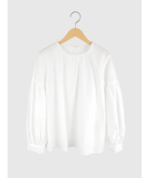 グリッターネックブラウス