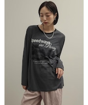 プリントロゴシアーTシャツ