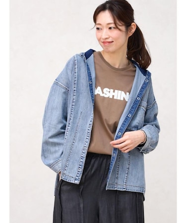 デニムフーディジャケット