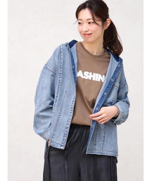 デニムフーディジャケット