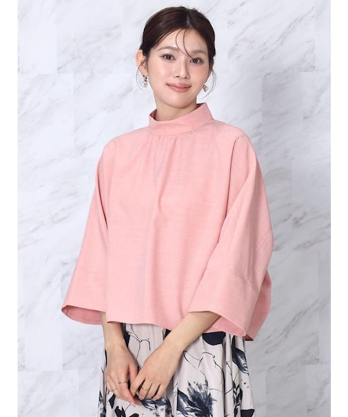 バックボタン2wayボリュームブラウス