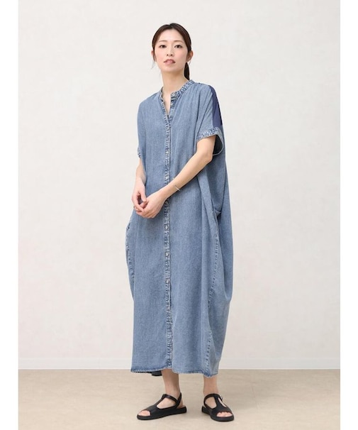 シアーテンセルコクーンワンピース