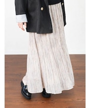 マーブルプリントプリーツスカート