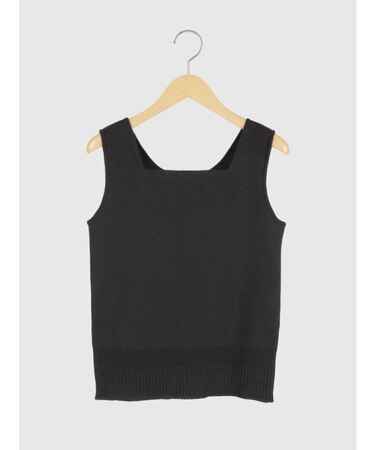 2WAY裾リブニットタンクトップ