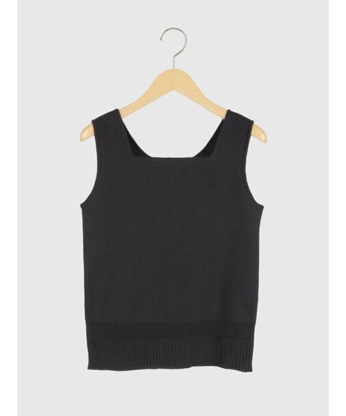 2WAY裾リブニットタンクトップ