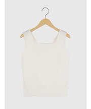 2WAY裾リブニットタンクトップ