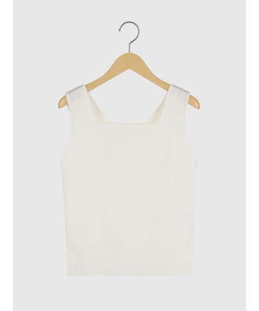 2WAY裾リブニットタンクトップ
