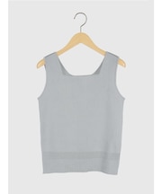 2WAY裾リブニットタンクトップ