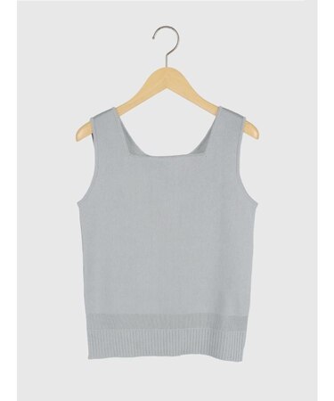 2WAY裾リブニットタンクトップ