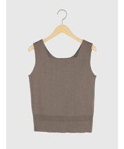 2WAY裾リブニットタンクトップ