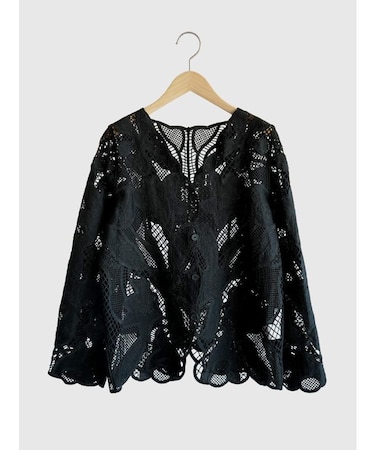 【再入荷】Floral lace blouse