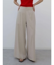 シャンブレーストライプワイドパンツ