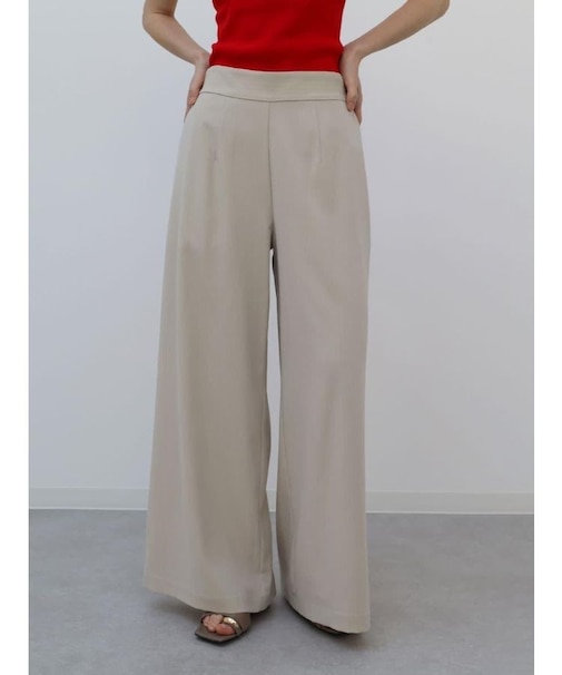 シャンブレーストライプワイドパンツ