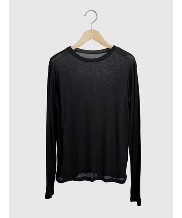 クルーネックシアートップス