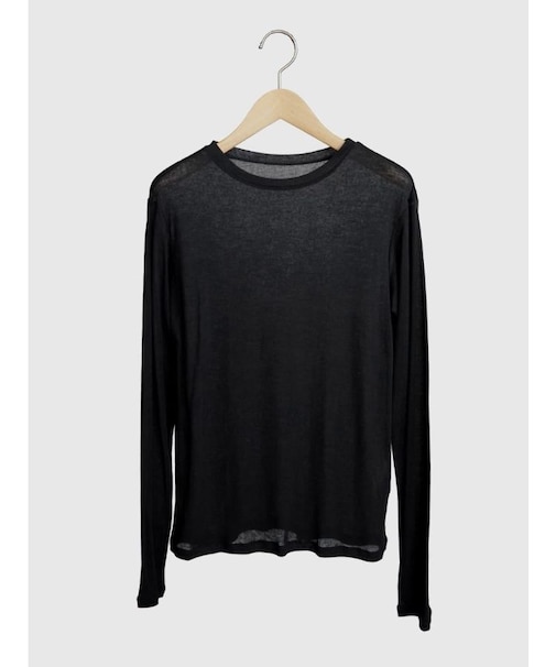 クルーネックシアートップス