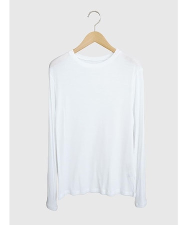 クルーネックシアートップス