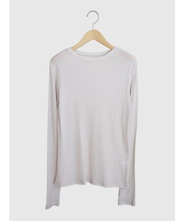 クルーネックシアートップス