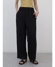 ウォッシュリネンワイドパンツ