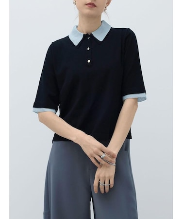 レイヤードデザイン配色ポロニット