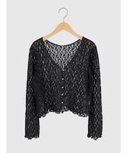 レースショートカーディガン