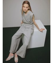 カラミツイードラップデザインオールインワン