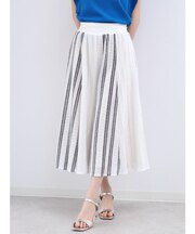 ラインレースフレアパンツ