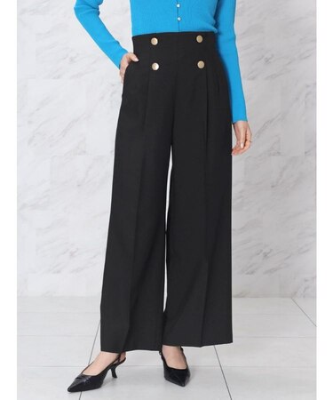 センタープレスマリンワイドパンツ