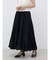 シアーコットンギャザーロングスカート