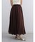 シアーコットンギャザーロングスカート
