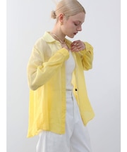 グラデーションリネンシャツ