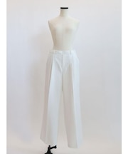 センタープレスタックワイドパンツ