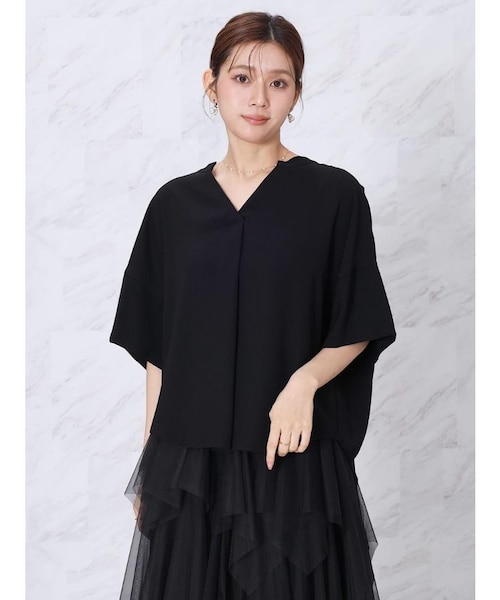 バックタックスキッパーブラウス｜メドックの通販｜&mall（アンド