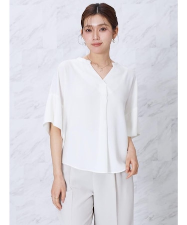 バックタックスキッパーブラウス