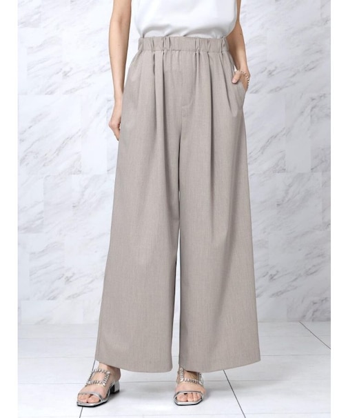 2タックストレッチワイドパンツ