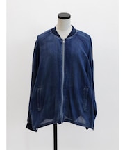 デニムライクシアーブルゾン