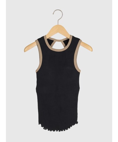 【Ample別注】PALM BICOLOR BACK OPEN TANK