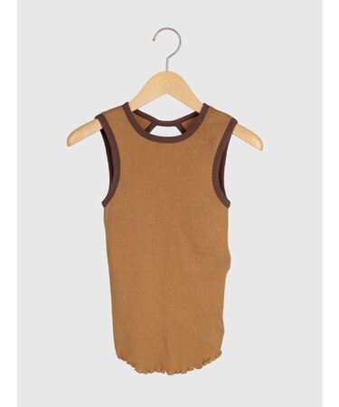 【Ample別注】PALM BICOLOR BACK OPEN TANK