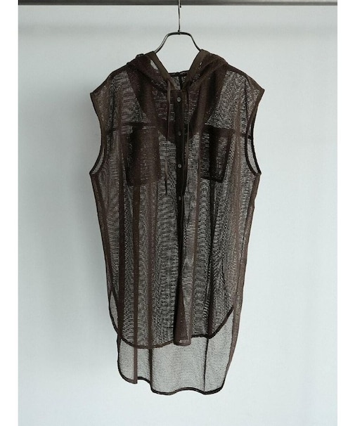 メッシュフードジレ