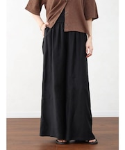 ギャザーワイドパンツ