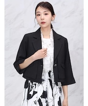 テーラーカラーショートジャケット