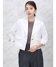 テーラーカラーショートジャケット