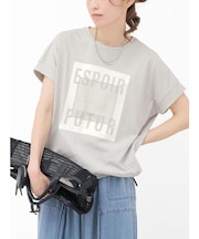ロゴオーガンジーＴシャツ