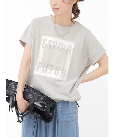 ロゴオーガンジーＴシャツ