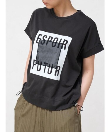 ロゴオーガンジーＴシャツ
