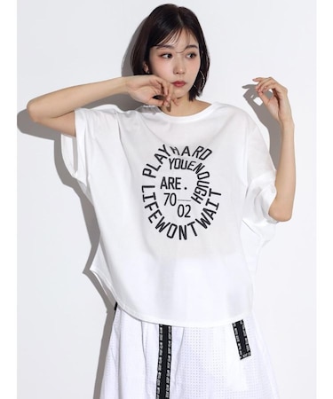 サークルロゴボリュームドルマンTEE
